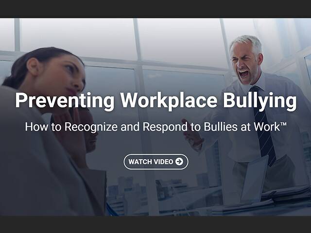 Preventing Workplace Bullying: How To Recognize And Respond To Bullies ...