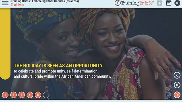 TrainingBriefs® Embracing Other Cultures (Kwanzaa)
