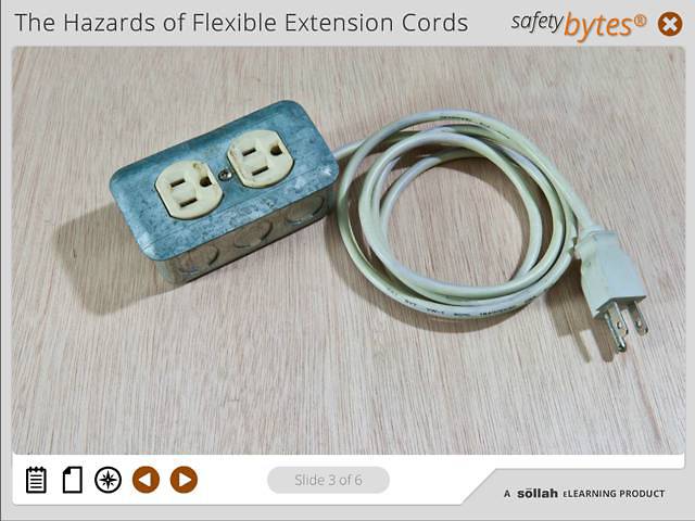 SafetyBytes® - Using Flexible Extension Cords