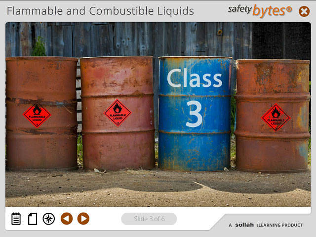 SafetyBytes® - Hazard Class 3 - Flammable and Combustible Liquids