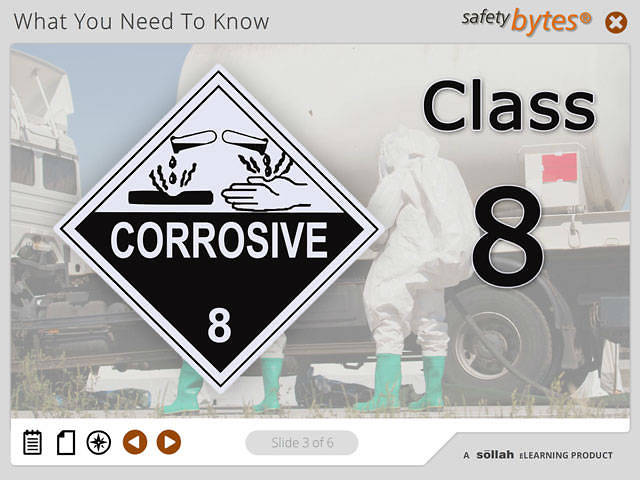 SafetyBytes® - Hazard Class 8 - Corrosive Materials