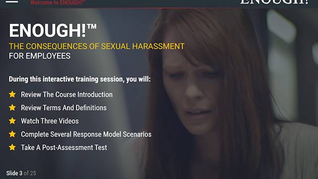 ENOUGH!™: The Consequences of Sexual Harassment (for Employees)